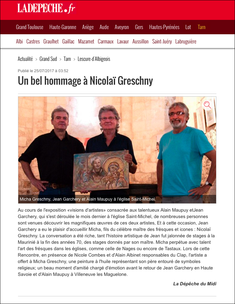 Hommage a Nicolai Greschny