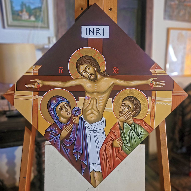 Jésus meurt sur la croix