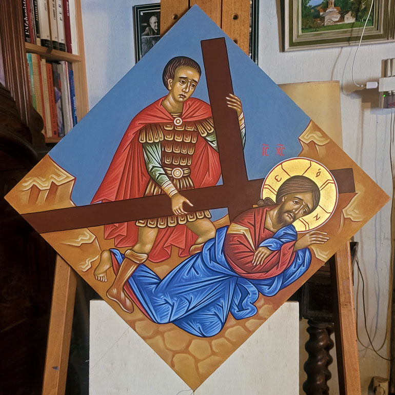 Jésus tombe pour la première fois